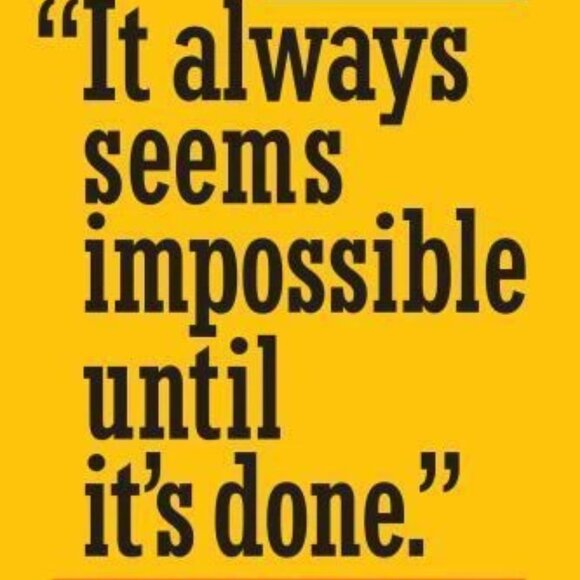 "It always seems impossible until it's done" Book by Petras/Motivation/NWT - Picture 5 of 6